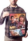 Quadro Caçadores De Emoção Arte Filme Poster Na Moldura