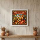 Quadro Cachorrinho Enviado Por Deus 33x33cm Mold Branca