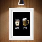 Quadro Café e Chopp - 60x48cm Quadro Café e Chopp - 60x48cm
