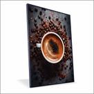 Quadro Café Vinil Com Vidro