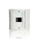 Quadro Caixa de Distribuição Para 6 Disjuntor DIN Tampa Branca de Embutir Com Suporte Para Disjuntor Quadro Caixa de Distribuição Para 6 Disjuntor DIN Tampa Branca de Embutir Com Suporte Para Disjuntor