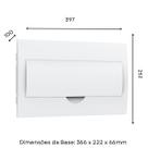 Quadro Caixa Distribuição Embutir Para Disjuntores Din Organizador Disjunto - Enerbras Quadro Caixa Distribuição Embutir Para Disjuntores Din Organizador Disjunto - Enerbras