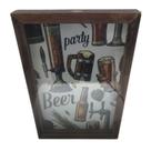 Quadro Caixa Tapinha Cerveja 30x47 Quadro Caixa Tapinha Cerveja 30x47