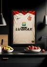Quadro Camisa Flamengo 2008 B Com Vidro e Moldura Preta Tamanho:21cm x 30cm (A4) Quadro Camisa Flamengo 2008 B Com Vidro e Moldura Preta Tamanho:21cm x 30cm (A4)