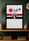 Quadro Camisa São Paulo FC 2005 Com Vidro e Moldura Preta Tamanho:21cm x 30cm (A4) Quadro Camisa São Paulo FC 2005 Com Vidro e Moldura Preta Tamanho:21cm x 30cm (A4)
