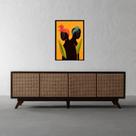 Quadro Candomblé Orixás - Erês 33x24cm - com vidro