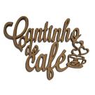 Quadro Cantinho Do Café em mdf cru pequeno
