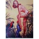 Quadro Canva Pinup Gil Elvgren