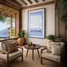 Quadro Canvas Baccone 40x30cm Mold Branca