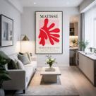 Quadro Canvas Bold Coral 40x30cm Mold Preta Quadro Canvas Bold Coral 40x30cm Mold Preta
