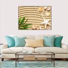 Quadro Canvas Conchas e Estrelas do Mar 90x1,20