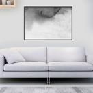 Quadro Canvas Decorativo para Sala Aquarelado P&b 50x70 Quadro Canvas Decorativo para Sala Aquarelado P&b 50x70