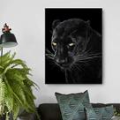 Quadro Canvas Decorativo para Sala Pantera Negra 1,20x90 Quadro Canvas Decorativo para Sala Pantera Negra 1,20x90