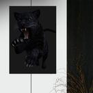 Quadro Canvas Decorativo para Sala Pulo da Pantera 70x50