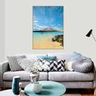 Quadro Canvas Gaivotas na Praia 1,00x80