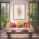 Quadro Canvas Hygge Studio Berggruen 70x50cm Mold Branca
