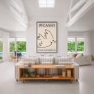 Quadro Canvas Pablo Picasso A Paz 70x50cm Mold Branca