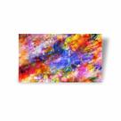 Quadro Canvas Premium Abstrato Tinta Colorida 60x40cm