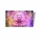 Quadro Canvas Premium Meditação Chakras Consciência 60x40cm