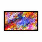 Quadro Canvas Premium Moldura Abstrato Colorido 60x40cm