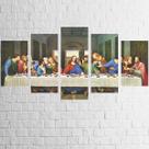 Quadro Canvas Religioso Santa Ceia Jesus Cristo 110x65cm