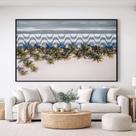 Quadro Canvas Rio Ipanema Vista Aerea 60x40cm Mold Branca
