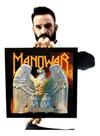 Quadro Capa Do Disco Manowar Batlle Hyms Arte Na Moldura