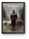 Quadro Car Legends Stirling Poster Moldurado
