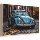 Quadro Carro Clássico Nas Ruas Antigas