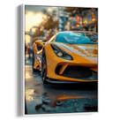 Quadro Carro Lendário Nas Ruas ao Entardecer