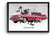 Quadro Carros Iconicos Christine Poster Moldurado