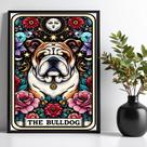 Quadro Carta Tarot - The Bulldog 24x18cm
