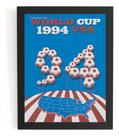 Quadro Cartaz Copa Do Mundo 1994 Usa Exclusivo 44x32cm
