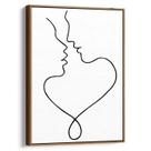 Quadro Casal Conectado Pelos Laços do Amor Quadro Casal Conectado Pelos Laços do Amor