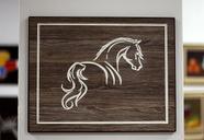 Quadro cavalo mdf