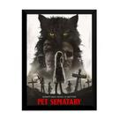 Quadro Cemitério Maldito Pet Sematary Poster Moldurado
