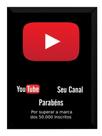 Quadro Cenario Youtube Placa 50.000 Inscritos Personalizada Quadro Cenario Youtube Placa 50.000 Inscritos Personalizada
