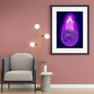 Quadro Chama Violeta Saint Germain - 60x48cm Quadro Chama Violeta Saint Germain - 60x48cm