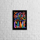 Quadro Change The Game 24x18cm