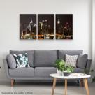 Quadro Cidade Nova York Vista Noturna Manhattan Quadro Cidade Nova York Vista Noturna Manhattan