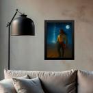 Quadro Cigano Wladimir Lua Cheia 24x18cm - com vidro