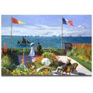 Quadro Claude Monet Jardim Sainte Adresse Arte Parede Sala