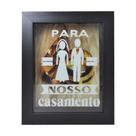 Quadro Cofre Decorativo para Nosso Casamento Mdf Madeira
