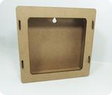 Quadro Cofre em MDF Cru 20x20x5cm - Ideal para Decoração e Presentes