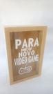 Quadro Cofre Moedas 27x17 Para Meu Novo Vídeo Game Decoração