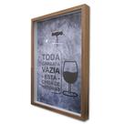 Quadro Cofre Porta Objetos Rolhas Cheias de Histórias