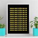 Quadro Coisas Boas Estão Por Vir 24x18cm - com vidro