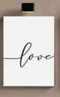 Quadro coleção love minimalist - 1und / 20cm Quadro coleção love minimalist - 1und / 20cm