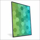 Quadro Colméias Vinil Com Vidro