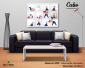 Quadro com 12 poses